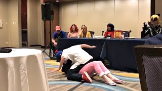 Adrienette at Anime Midwest 2017  Miraculous Ladybug Panel [upl. by Onailerua]