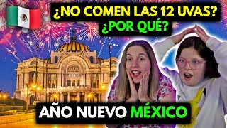 🇪🇸 MI HIJA ESPAÑOLA NUNCA VIÓ ALGO COMO EL AÑO NUEVO en MÉXICO ¿NO COMEN las 12 UVAS ¡Feliz 2023 [upl. by Denae]