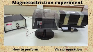 Magnetostriction experiment [upl. by Culosio]