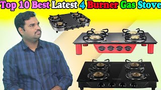 ✅ Top 10 Best 4 Burner Gas Stove In India 2024 With Price Latest Gas Stove Review amp Comparison [upl. by Gearard388]