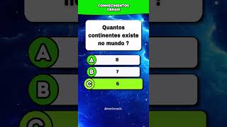 🌎 Quiz de conhecimentos gerais [upl. by Colson315]