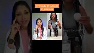 Glycolic acid underarms not again doctorv skincare underarms deodorant skincarehack [upl. by Atiana855]