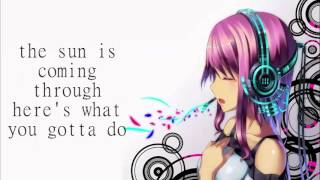 nightcore  headphones lyrics [upl. by Enyahs]