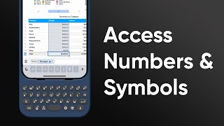 Accessing Numbers amp Symbols On Clicks Keyboard [upl. by Daisey]