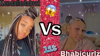 Kendalledabrat vs bhabicurlz Majorette battlemust watch 🔥 [upl. by Dranik]