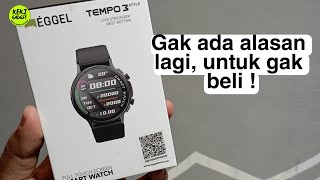 EGGEL Tempo 3 Style smart watch 400 Ribuan Ganteng Gak salah pilih [upl. by Padraic189]