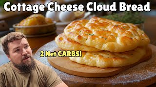 Cottage Cheese Cloud Bread Low Carb high protein bread  Delicious recipe [upl. by Jake562]