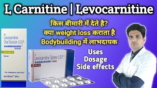 L Carnitine weight loss  L Carnitine  Levocarnitine benefits  Carnitor 500mg [upl. by Guzel]