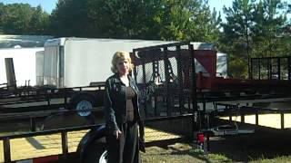 Landscaping Trailer  Anderson 6x10 Trailer [upl. by Philipps]