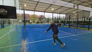 LTA Padel Instructor  Serve Task Left [upl. by Furie]