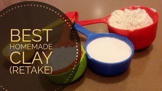 Best Homemade Clay Recipe Retake [upl. by Arlin]