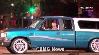 Suspected gang member leads officers on wild pursuit ending in gunfire in Los Angeles California [upl. by Garey]