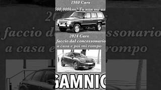 Macchine 1980 vs 2024 cars cherokee c4 [upl. by Annaiviv]