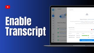 How to Enable Transcript on YouTube  Turn on Transcripts in YouTube 2024 [upl. by Hersch516]