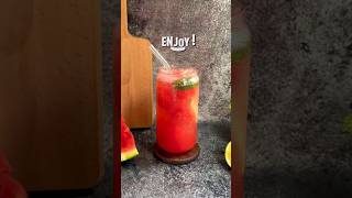 🍉🍉 WATERMELON MOJITO 🍉🍉 reels recipe shortfeed drink cooking foodrecipes [upl. by Yzzo538]