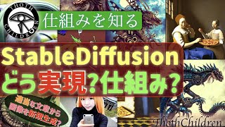 【概要速修】Stable Diffusionテキストから画像生成はどうやって実現するのかざっくり仕組みを知るDiffusionModelDeep Learninig【機械学習解説動画】 [upl. by Skutchan245]