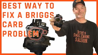 Easiest Way To Fix A Common Briggs Plastic Carburetor Problem [upl. by Mikel571]