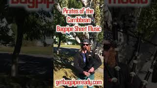 Pirates of the Caribbean on the Bagpipes FREE Sheet Music [upl. by Naletak]