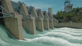 Tarbela Dam Spillways Operation today [upl. by Neeruam]