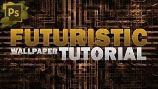 How to make a Futuristic Abstract Wallpaper  Photoshop Tutorial [upl. by Subir]