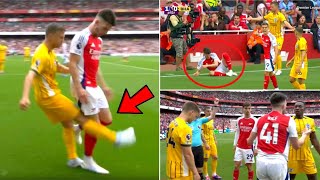 Declan Rice Sent Off For The Worst Red Card Decision You Will Ever See  Arsenal vs Brighton [upl. by Reywas]