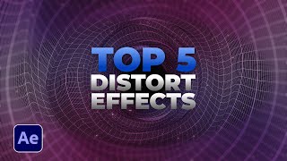 Top 5 Best Distortion Category Effects in After Effects  Tutorial [upl. by Margetts]