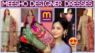 Meesho Cheapest Designer Dresses Haul 😍 Party wear Dresses  Ronak Qureshi [upl. by Arette375]