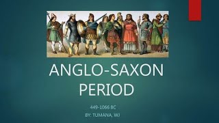 Anglo Saxon period History of English literature lecture 1 [upl. by Epuladaug]