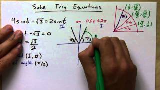 Solving Trigonometric Equations Review for Calculus [upl. by Tavish]