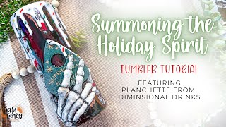 Summoning the Holiday Spirit 3D tumbler tutorial l DAM Fancy Creations [upl. by Asteria]