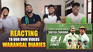 Reacting To Our Own Videos  Warangal Diaries  Sharjeel Ali [upl. by Pegg14]