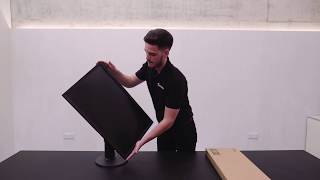 Unboxing and setting up an EIZO ColorEdge monitor [upl. by Smiga]