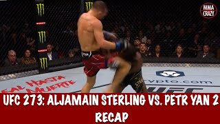 UFC 273 Aljamain Sterling vs Petr Yan 2 Recap [upl. by Calida]