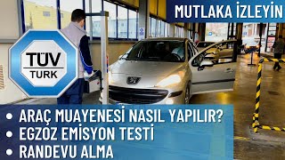 Araç Muayenesi Nasıl Yapılır  Muayeneye Gitmeden Önce Yapılması Gerekenler TÜVTÜRK [upl. by Gnuj]