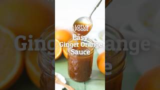 Easy Ginger Orange Sauce [upl. by Wisnicki]