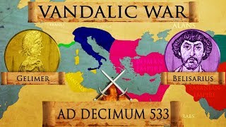 Battle of Ad Decimum 533 Roman  Vandalic War DOCUMENTARY [upl. by Ariat]