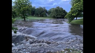 Pecan Creek Flooding  May 2024 [upl. by Hartmunn]