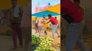 Bajar Me Maar Peet 😂 viralvideo comedy funny funnyclips ytshorts reels comedyreels [upl. by Artenal]