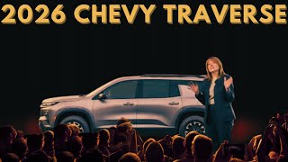 2026 Chevy Traverse Spacious Stylish and FamilyFriendly [upl. by Ladnar734]