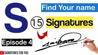 ✅ s signature style  signature ideas for letter s  s signatures  signature style of my name [upl. by Halford730]