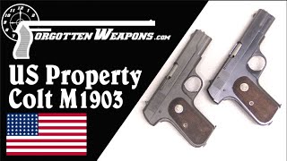 Colt 1903 in US Military Service and for the OSS [upl. by Robin]