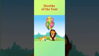 Months of the Year  Singalong shorts months learning [upl. by Riane961]