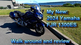 New 2024 Yamaha FJR 1300ES Walkaround and Review [upl. by Sirrom]