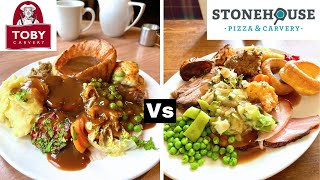 Toby Carvery vs Stonehouse Carvery  Who Makes it Better [upl. by Nerissa]