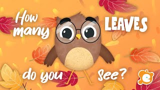 Fall and Autumn Song For Kids  How Many Leaves  Animated Version  by ELF Learning [upl. by Aurlie369]