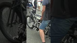 Crazy V8 Motorbike with 44L AeroEngine [upl. by Ellehcar545]