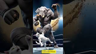 Fathers Revenge🐱⚔️🐘 White Cat vs Mighty Elephant 🐱⚔️🐘viralvideo catstory cartoon cartoon [upl. by Reis]