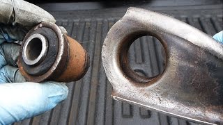 How to Replace Control Arm Bushings EASY [upl. by Walther]