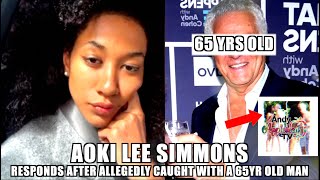 Aoki Lee Simmons Responds After Pic Leaks Allegedly Kissing 65yr Old Man  Reacts To Earthquake [upl. by Ehc]