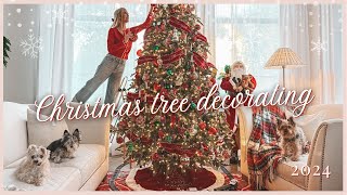 The 2024 Guide to a NOSTALGIC Christmas Tree Decorating 🎄 [upl. by Franni]